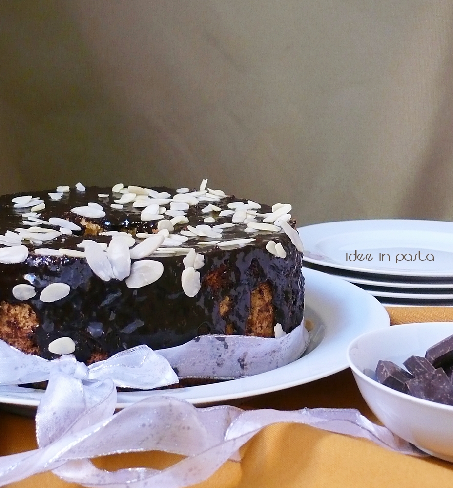 Chiffon cake al cacao, con glassa al cioccolato - Tempo di cottura