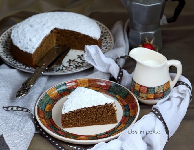 sponge cake al caffelatte