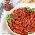 Quiche integrale con verdure e pomodorini confit